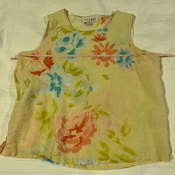 DAVID DART Vintage Linen Top and Skirt Set - Picture 10 of 16